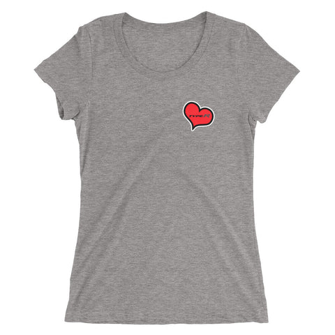 Type R Peace And Love Ladies' short sleeve t-shirt