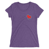 Type R Peace And Love Ladies' short sleeve t-shirt