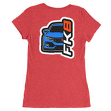 FK8 Boost Blue Ladies' short sleeve t-shirt