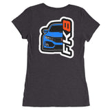 FK8 Boost Blue Ladies' short sleeve t-shirt