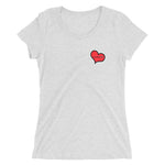 Type R Peace And Love Ladies' short sleeve t-shirt