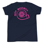 My Mom's Car Is Boosted Youth Short Sleeve T-Shirt