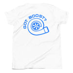 My Mom's Car Is Boosted Youth Short Sleeve T-Shirt