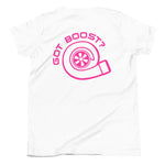 My Dad's Car Is Boosted Youth Short Sleeve T-Shirt