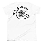 So What? My Dad's Car Is Boosted Youth Short Sleeve T-Shirt